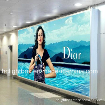 LED Frameless Tension Fabric Backlit Light Box Used Outdoor or Indoor